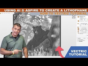 Using AI & Aspire to Create a Lithophane | How-to Vectric Tutorial