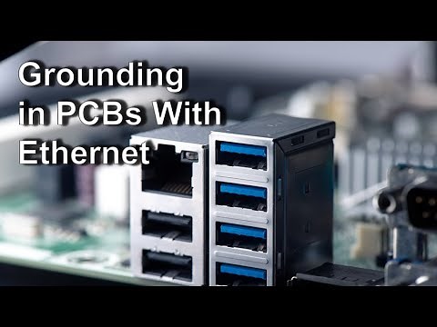 Isolated Grounds in PCBs With Ethernet #electronics #ethernetswitch #pcbdesign