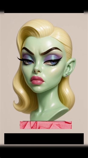 🧠ASMR 2d relaxing sounds [ green alien Face👽 ] ASMR animation 🫵#asmr #naapofacts