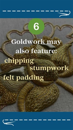 8 Facts about #Goldwork #Embroidery #handbroidery #needlework