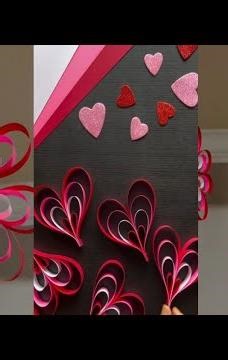 “Craft Paper Pasun Beautiful Heart ❤️ | Easy DIY Paper Heart”