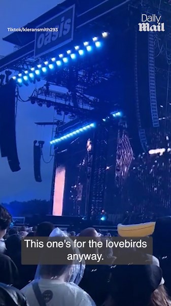 Liam Gallagher has blasted Coldplay's kisscam during gig in Manchester