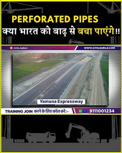 What is Perforated PVC Pipe | How Perforated Pipe Solve Waterlogging Problem in India #civil_ki_baat #PerforatedPVCPipe #WaterloggingSolution #DrainageSystem #civilguruji | Civil Guruji Pvt Ltd