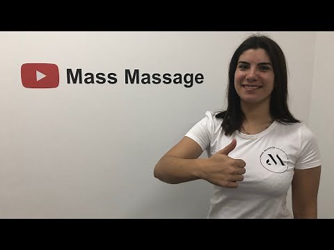 ASMR Massage - Chair massage by Lady Adriana - Back, neck, arms and head massage