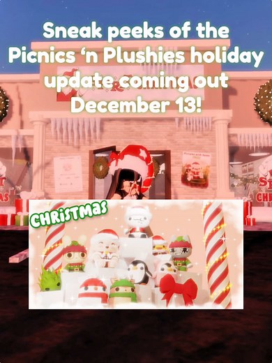 Sneak Peeks of Picnics and Plushies Holiday Update