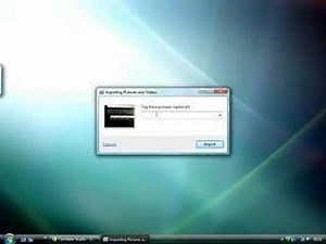 Import your photos into Windows Vista