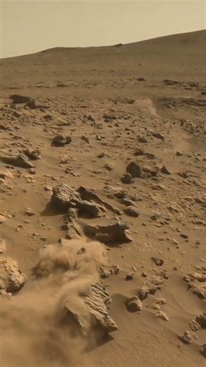 NASA Rover Captures a Giant Dust Devil Sweeping Across the Surface of Mars #mars