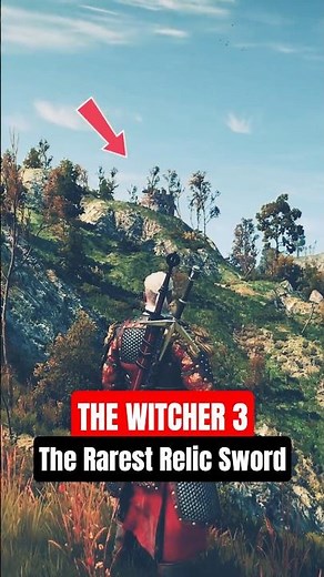 The Rarest Relic Sword in The Witcher 3 #shorts #thewitcher