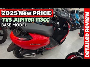 TVS Jupiter 113 Drum Alloy Red Colour 2025 Model Price Mileage Features REVIEW