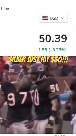 Silver Just Hit $50 #silverspotprice