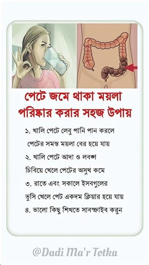 Dadi Ma’r Totka – পেটে জমে থাকা ময়লা পরিষ্কার করার সহজ উপায় Desi Gharelu Tips in Bengali & Hindi