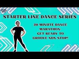 Easy Beginner Line Dance Workout for Older Adults | Fun Follow-Along Cardio (No Instruction)
