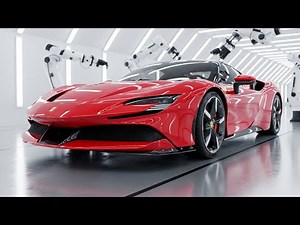 The Robotic Birth of a Ferrari SF90 Stradale | Futuristic AI Robots