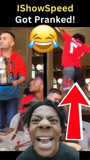 IShowSpeed Gets Pranked 😱😂 #prank #ishowspeed #funny
