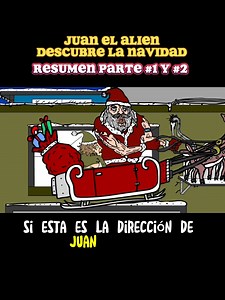 4.4K views · 211 reactions | Juan el alien regresa el espíritu navideño a un Santa deprimido, resumen parte #1 y #2 #comedia #chistes #humor #risas | Los viajes psicodelicos | Facebook