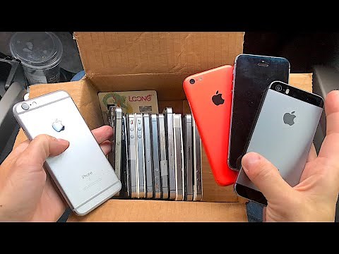 I FOUND A BOX FULL OF IPHONES! IN THE TRASH!