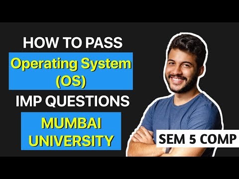 Operating System (OS) Important Questions | How To Pass Operating System | Sem 4 Computer