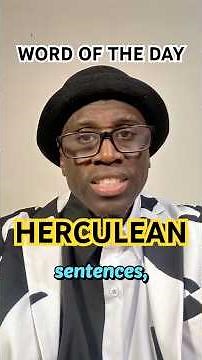HERCULEAN - Sound Smarter In 30 Seconds!