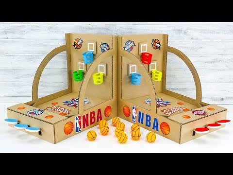 How to Build NBA Basketball Board Game from Cardboard