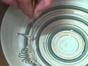 The ceramic drawing technique