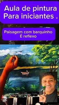 Aula com barquinho e reflexo . #arte
