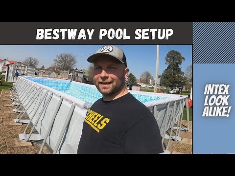 Bestway Above Ground Pool Setup From Costco