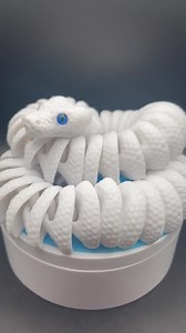 Articulated Leucistic Ball Python: 3D Printed Fidget Toy - Etsy