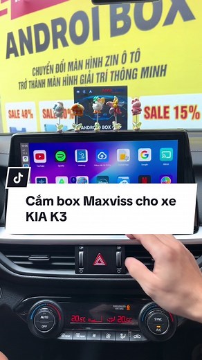 Chuyển Đổi Màn Hình KIA K3 Với Android Box Maxviss A65