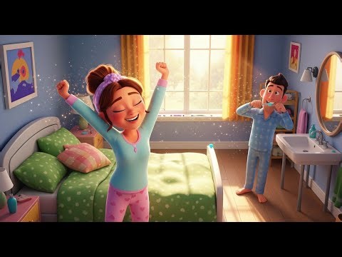 "Mommy Wakes Up Early | Fun Morning Song for Kids 🌞🎵"Tiny Kids