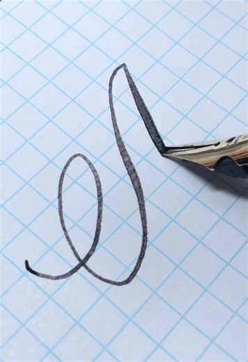 A | Real-time Speed Video #calligraphy #lettering #handwriting #カリグラフィー #レタリング #手書き