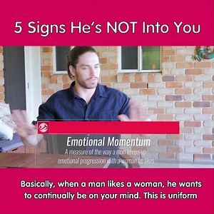 Do you find yourself wondering if the guy is really into you? In this video, I describe 5 of the most reliable indicators a guy is NOT into you. Once you know the 5 signs, you'll be able to relax knowing exactly what a man is feeling. This means, if necessary, you'll also be able to move on and stop focusing your attention on men who don't deserve it! | Mark Rosenfeld