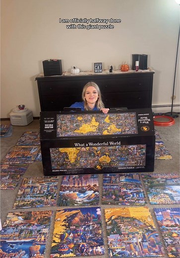 World's Largest Puzzle Challenge Time-lapse