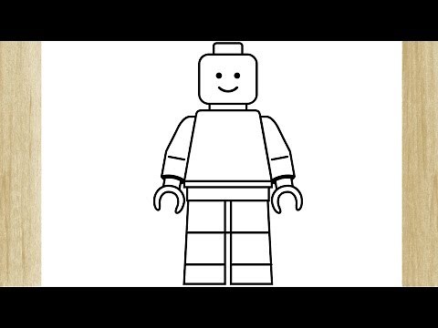 COMO DESENHAR UM LEGO SIMPLES