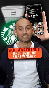 Social media isn’t about top of funnel and brand awareness. People just say that because they don’t know how to convert social media users into customers. Here’s how you use social media for all stages of the funnel…Top of funnel: Post short form videos educating people on industry, products and services Middle of the funnel: Create content like you would for top of funnel, but also mention your products and services. At the same time you can create dedicated content pieces around specific issue
