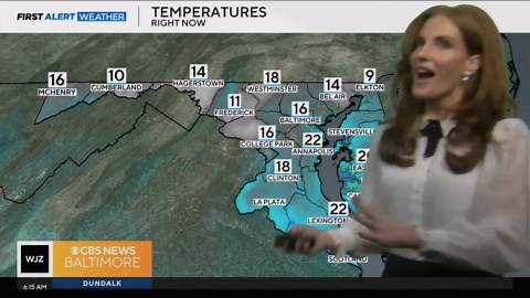 Temperatures will slowly warm up across Maryland