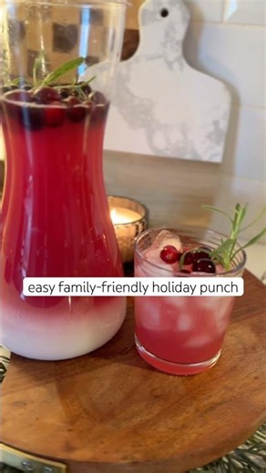 Easy Family-Friendly Holiday Punch | Cozy Hosting Made Simple