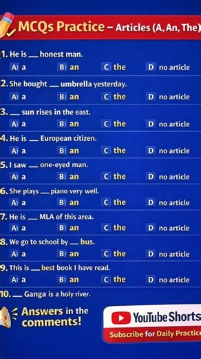 most important articles for board exam #grammar #grammartips #shorts #mhaedit #viral