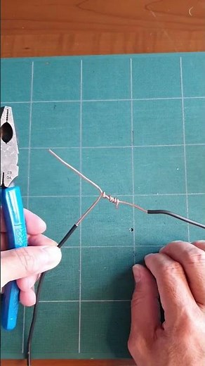 DIY amateur electrical work [straight twisted connection] #Shorts