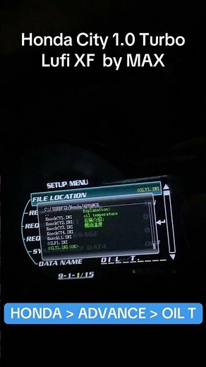 Lufi XF Transmission Oil Temperature Engine Oil Temperature #obd2 #automobile #racing #lufi #lufixf