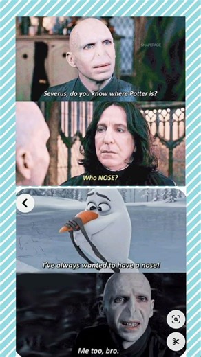 The "No-Nose" Club: Voldemort meets Olaf#7x7 #75hardchallenge