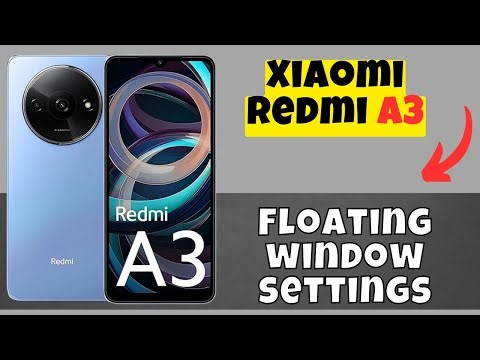 Enable floating window Redmi A3 || How to turn on floating window || Floating window settings (2024)