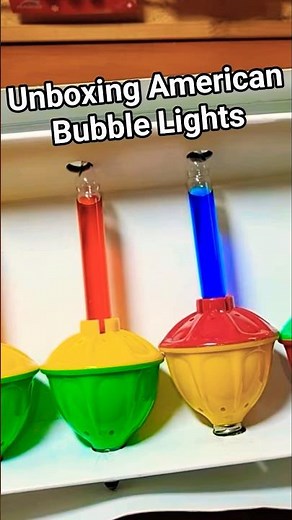 Unboxing American Bubble Lights (How They Work) #retrochristmas #cristmasdecor #noma #ukchristmas