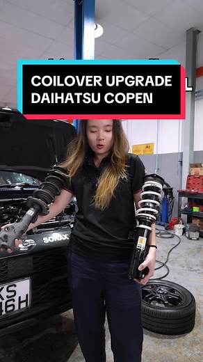 Coilover Upgrade for Daihatsu Copen - Shock Absorber Change