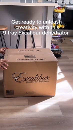 2.2K views · 31 reactions | POV unboxing your dehydrator  - What's the first thing you would make?  | Excalibur Food Dehydrators | Facebook