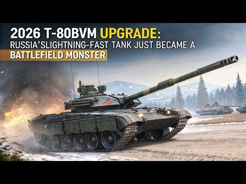 2026 T-80BVM UPGRADE: Russia’s Lightning-Fast Tank Just Became a Battlefield MONSTER