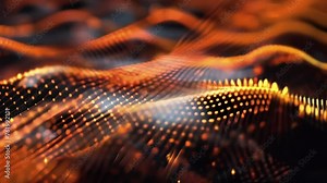 A visual representation of a sound wave traveling through a traditional material versus an acoustic metamaterial highlighting the significant decrease in sound intensity and