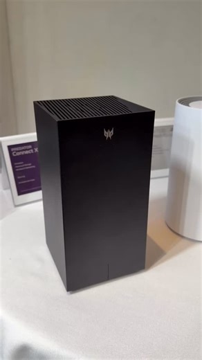NewGadgetsDe on Instagram: "Auf der CES 2026 in Las Vegas gibt es den Acer Predator Connect X7S 5G CPE 5G WLAN Router für Zuhause! #acer #acerpredator #5grouter #wlanrouter #ces2026"