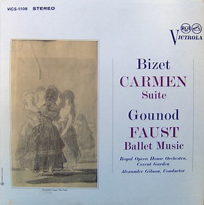 Bizet / Gounod, Royal Opera House Orchestra, Covent Garden, Alexander Gibson - Carmen Suite / Faust Ballet Music