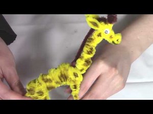 How to Make a Giraffe with Pipe Cleaners