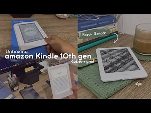 amazon kindle 10th gen 2019 | Unboxing (2022) | basic ebook reader | asmr